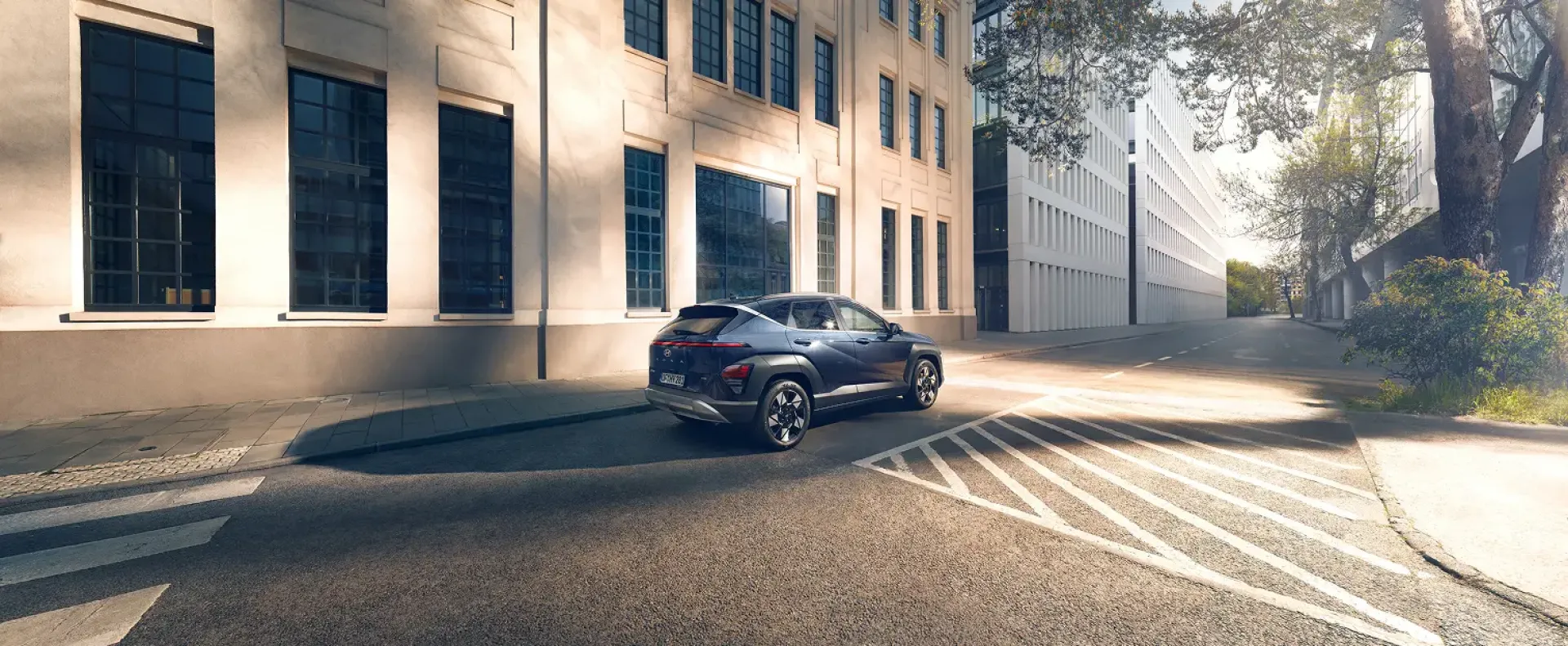 Vehículo Hyundai Kona Gasolina 2.0 Litros de costado 