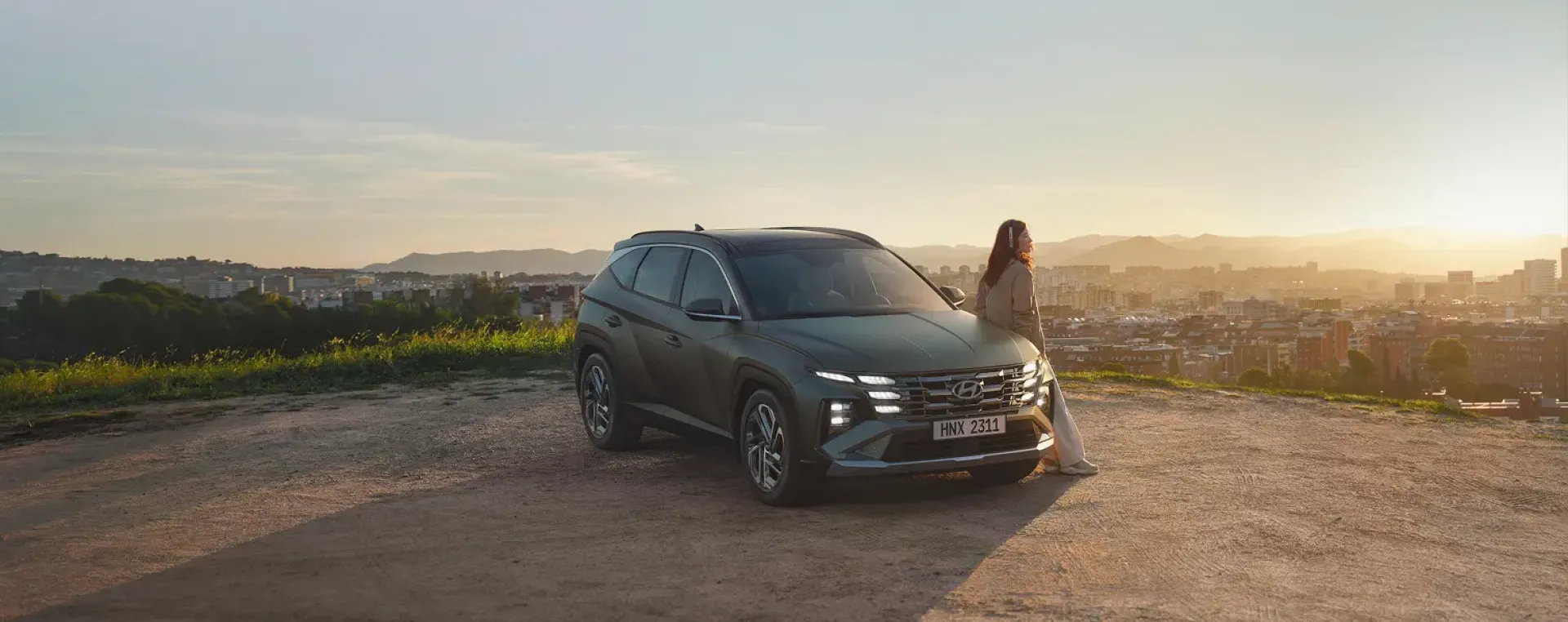 Vehículo Hyundai Tucson 2.0 FL estacionado