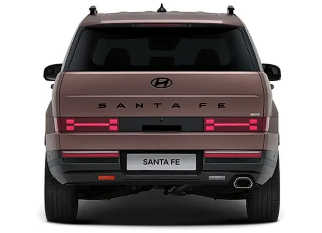 Camioneta Hyundai Santa fe de atras