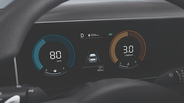 Imagen de la Pantalla de supervisión LCD de 4.2” TFT para versión SE y SEL  del Santa Cruz